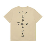 Travis Scott Short Round Collar T-shirt S-XL (73)