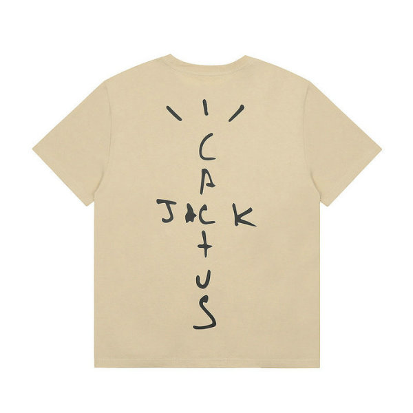 Travis Scott Short Round Collar T-shirt S-XL (73)