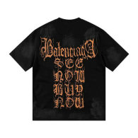 Balenciaga Short Round Collar T-shirt S-XL (126)