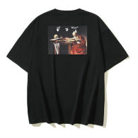 OFF-WHITE short round collar T-shirt S-XL (237)
