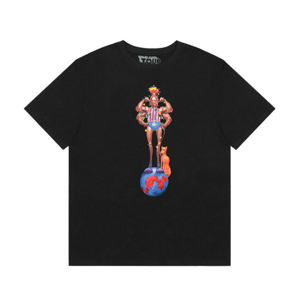 Travis Scott Short Round Collar T-shirt S-XL (27)