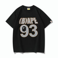 Bape Short Round Collar T-shirt M-XXXL (13)