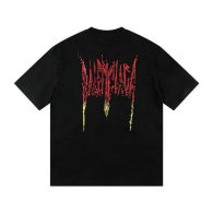 Balenciaga Short Round Collar T-shirt S-XL (115)