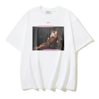 OFF-WHITE short round collar T-shirt S-XL (167)