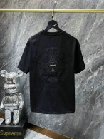 Chrome Hearts Short Round Collar T-shirt S-XL (6)