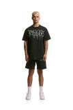 Purple Short Round Collar T-shirt S-XL (14)