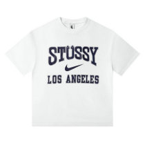 Stussy Short Round Collar T-shirt S-XL (2) Stussy Short Round Collar T-shirt S-XL (2)