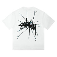 Stussy Short Round Collar T-shirt S-XL (22)