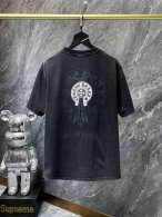 Chrome Hearts Short Round Collar T-shirt S-XL (7)