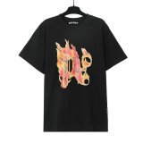 Palm Angels Short Round Collar T-shirt S-XL (38)