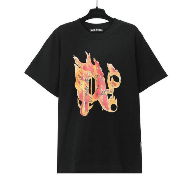 Palm Angels Short Round Collar T-shirt S-XL (38)