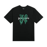 Palm Angels Short Round Collar T-shirt S-XL (2)