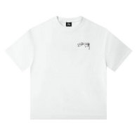 Stussy Short Round Collar T-shirt S-XL (37)