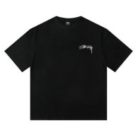 Stussy Short Round Collar T-shirt S-XL (33)
