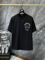 Chrome Hearts Short Round Collar T-shirt S-XL (2)