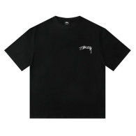 Stussy Short Round Collar T-shirt S-XL (38)