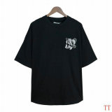 Palm Angels Short Round Collar T-shirt S-XL (30)