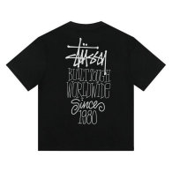 Stussy Short Round Collar T-shirt S-XL (43)