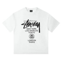 Stussy Short Round Collar T-shirt S-XL (4) Stussy Short Round Collar T-shirt S-XL (4)