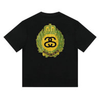 Stussy Short Round Collar T-shirt S-XL (21)