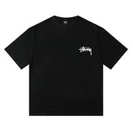 Stussy Short Round Collar T-shirt S-XL (35)