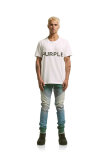 Purple Short Round Collar T-shirt S-XL (16)