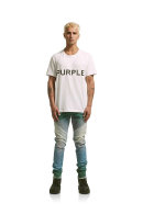 Purple Short Round Collar T-shirt S-XL (16)