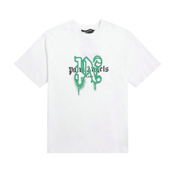 Palm Angels Short Round Collar T-shirt S-XL (1)