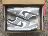 Authentic Nike Dunk Low White/Grey