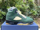Authentic Air Jordan 5 “Navy Green”