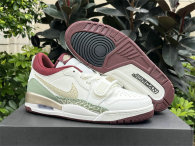 Authentic Jordan Legacy 312 Low White/Green/Gold