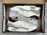 Authentic Jordan Legacy 312 Low White/Green/Gold