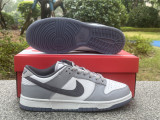 Authentic Nike Dunk Low White/Grey
