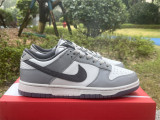 Authentic Nike Dunk Low White/Grey