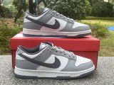 Authentic Nike Dunk Low White/Grey