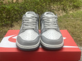 Authentic Nike Dunk Low White/Grey
