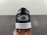 Authentic Air Jordan 1 Low White/Black