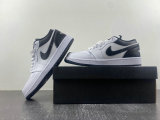 Authentic Air Jordan 1 Low White/Black