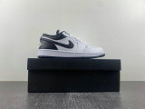 Authentic Air Jordan 1 Low White/Black