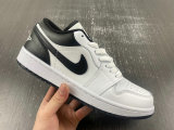 Authentic Air Jordan 1 Low White/Black