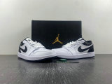 Authentic Air Jordan 1 Low White/Black