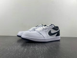 Authentic Air Jordan 1 Low White/Black