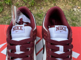 Authentic Nike Dunk Low White/Black/Red