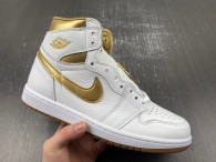 Authentic Air Jordan 1 WMNS “Metallic Gold”
