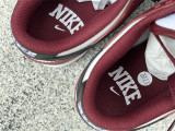 Authentic Nike Dunk Low White/Black/Red