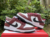 Authentic Nike Dunk Low White/Black/Red