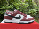 Authentic Nike Dunk Low White/Black/Red