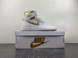Authentic Air Jordan 1 WMNS “Metallic Gold”