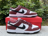 Authentic Nike Dunk Low White/Black/Red