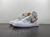 Authentic Air Jordan 1 WMNS “Metallic Gold”